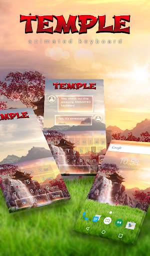 Temple Animated Keyboard screenshot 1