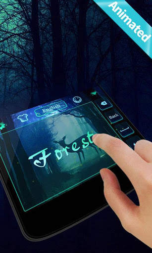 Deep Forest GO Keyboard Animated Theme screenshot 5