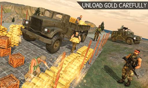 Off-Road Gold Truck Simulator-Transport Gold Mania screenshot 4