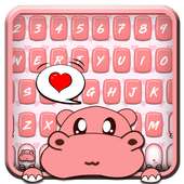 Emoji Keyboard - Cute Hippo Theme on 9Apps