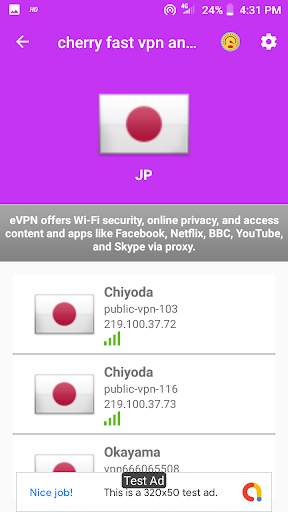 Cherry - Fast VPN Network screenshot 3