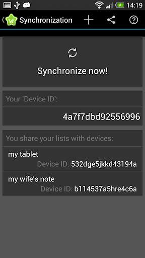 Shopping list license screenshot 4