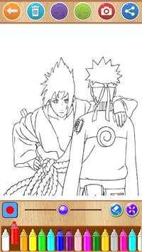 Naruto VS Sasuke Coloring Book screenshot 12