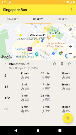Singapore Bus - Bus Arrival screenshot 2