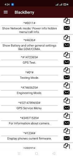 All Mobile Secret Codes 2021 screenshot 3