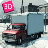 Cargo Truck Chevrolet Driving 2018 1.01
