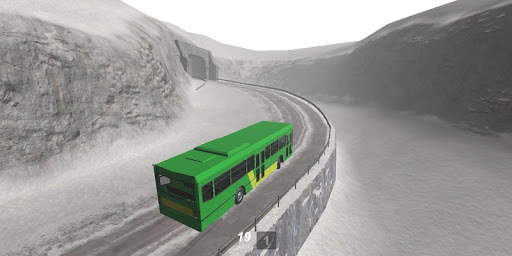 Snowy Bus Simulator screenshot 1