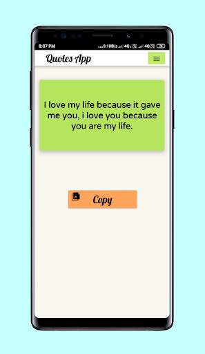 Quotes app screenshot 4