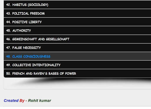 Social Concepts And Theories screenshot 2