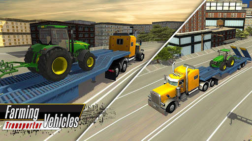 Farming Vehicles Transport: Transporter Truck Sim screenshot 3