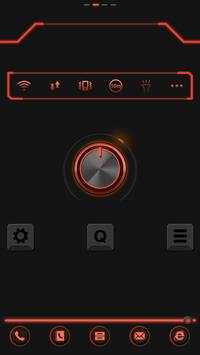Neon(Red) dodol launcher theme screenshot 4