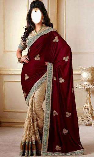 Indian Woman  Designer Saree 3 تصوير الشاشة