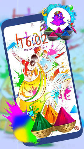 Holi Dance Launcher Theme screenshot 3