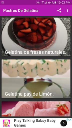 Postres De Gelatina screenshot 1