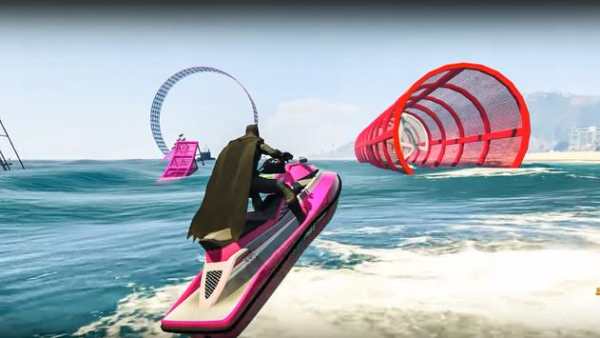 Superheroes Jet ski stunts: Top Racing Game 2018 screenshot 2