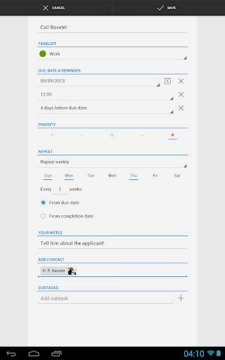 Business Tasks скриншот 21