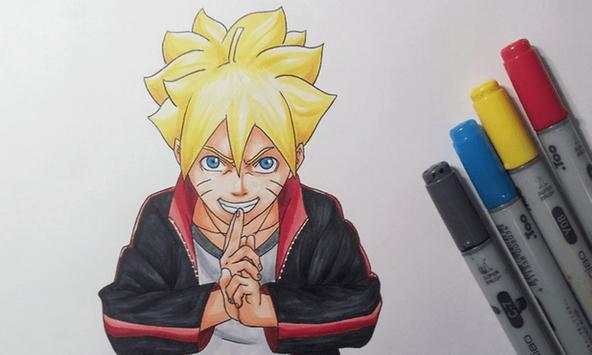 How To Draw Boruto 2 تصوير الشاشة