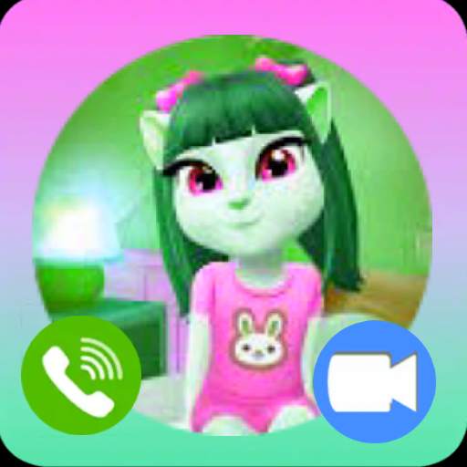 Cat Angela's funny call: Fake video call 1.0.0