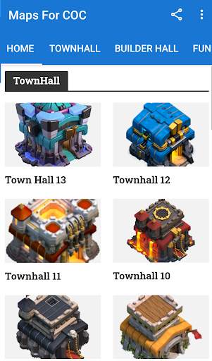 Maps of Clash of clans screenshot 1