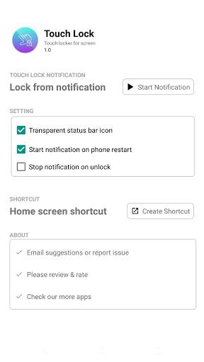 Touch Lock : Lock touch screen screenshot 5