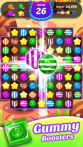Gummy Candy Blast-Fun Match 3 screenshot 2
