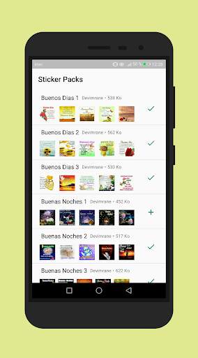 Buenos díasy buenas noches pegatinas WAStickerApps screenshot 1