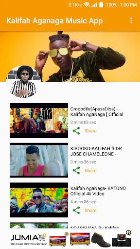 Kalifah Aganaga Music App screenshot 1
