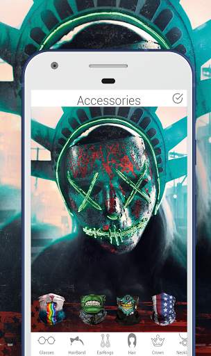 Snappy Photo Editor Stickers - Filter Face Mask screenshot 2