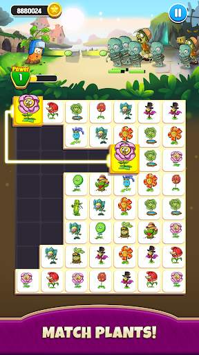 Plant Connect - Zombie Defense screenshot 1