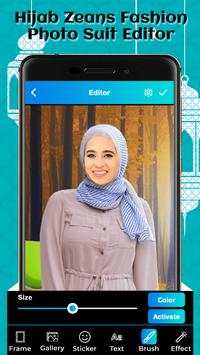 Hijab Zeans Fashion Photo Suit Editor screenshot 5