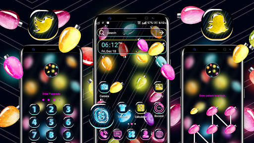 Candy Bulb Launcher Theme screenshot 2