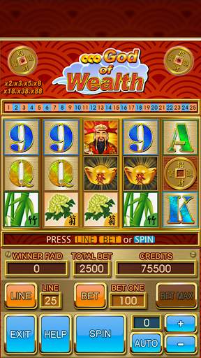 777 God-Of-Wealth Slot Machine screenshot 2