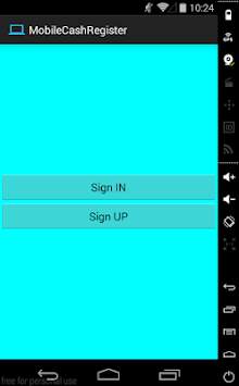 Mobile Cash Register screenshot 1