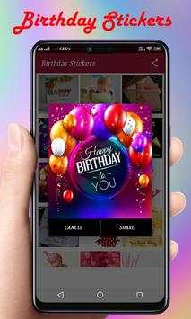 Birthday Stickers screenshot 6
