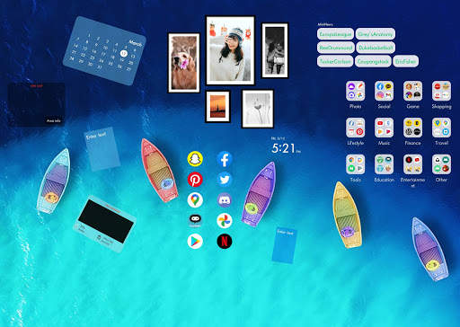 Wide Launcher 7 تصوير الشاشة