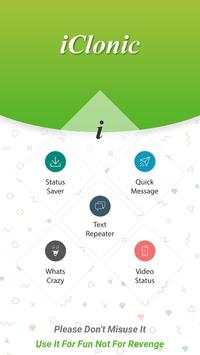 Status Saver, Open in Whatsapp, WhatsCrazy:iClonic screenshot 1
