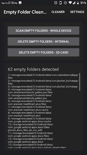 Empty Folder Cleaner скриншот 6