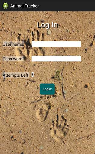 Animal Tracker 2018 screenshot 1