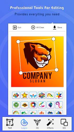 Logo Maker 3d - Logo Maker Pro - Logo Creator скриншот 3