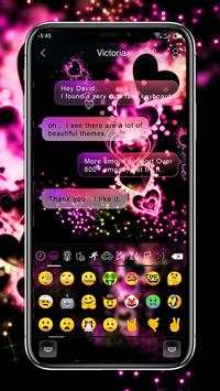 Sparkling Heart - Emoji Keyboard, Free screenshot 2