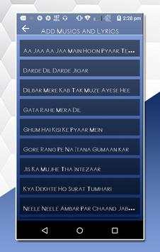 Photo to video maker with old song lyrics screenshot 1