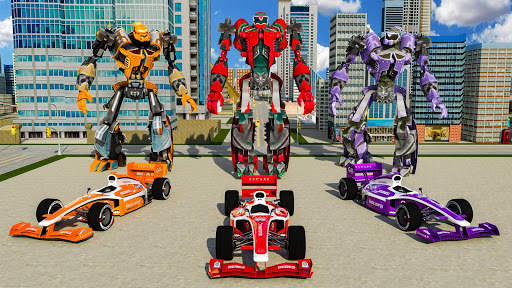 Formula Car Robot City Battle 2021 screenshot 1