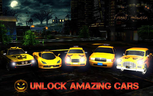 Halloween Night Taxi Driver 3D Car Driving Games screenshot 12