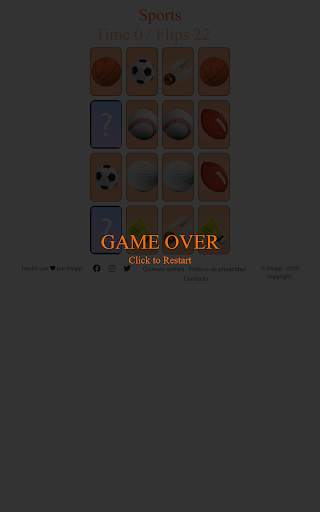 Memory Game - Sports screenshot 12