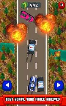 Pablo Escobar Escape Highway Run 2D Car Race screenshot 2