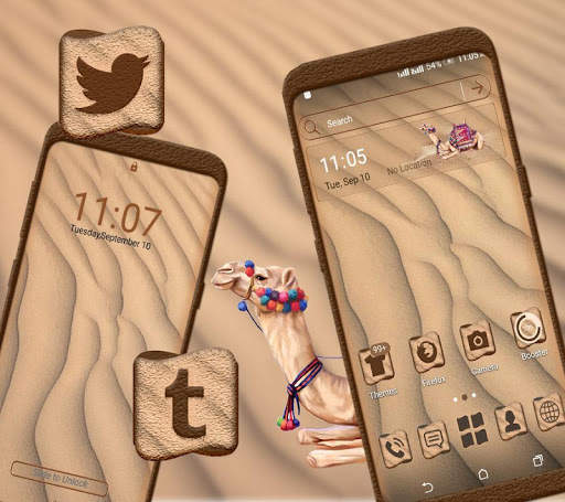 Desert Sand Waves Launcher Theme screenshot 3
