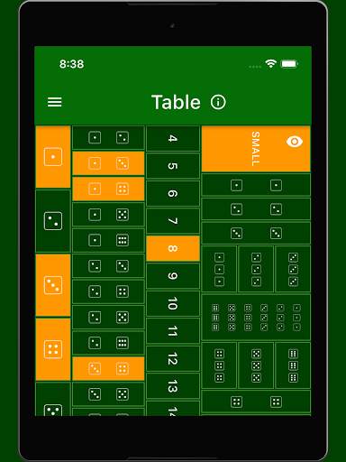 Sic Bo Dashboard screenshot 14