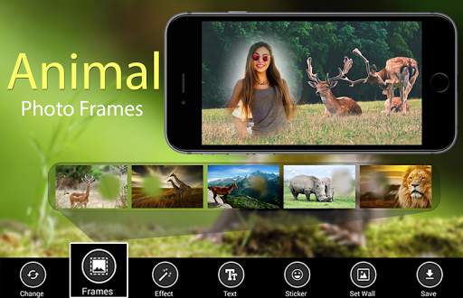 Animal Photo Frames - Wild Animal Photo Editor screenshot 1