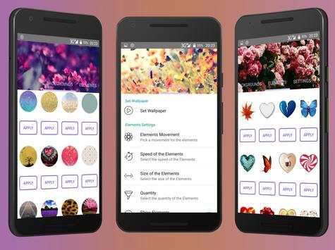 Red rose Petals Wallpaper screenshot 1