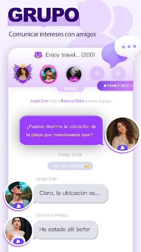 Chamet - Video chat y Cita screenshot 6